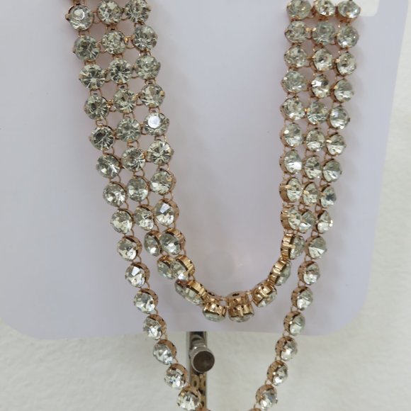 (#W) True Love Diamond Statement Necklace - Picture 2 of 4
